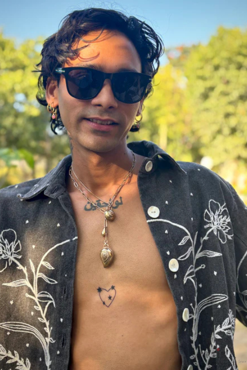 Long Paisley Necklace