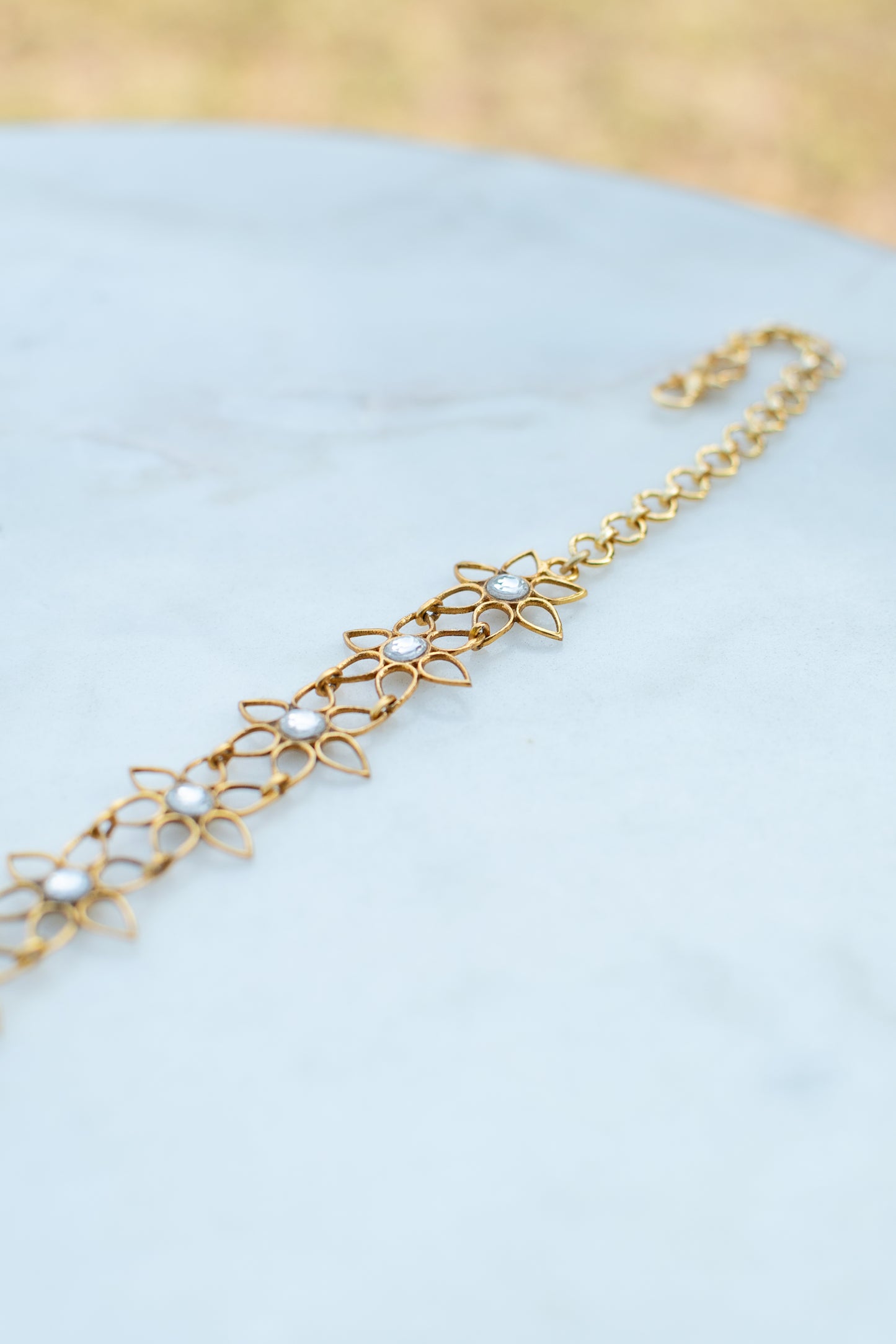 Floral Filigree Choker Set