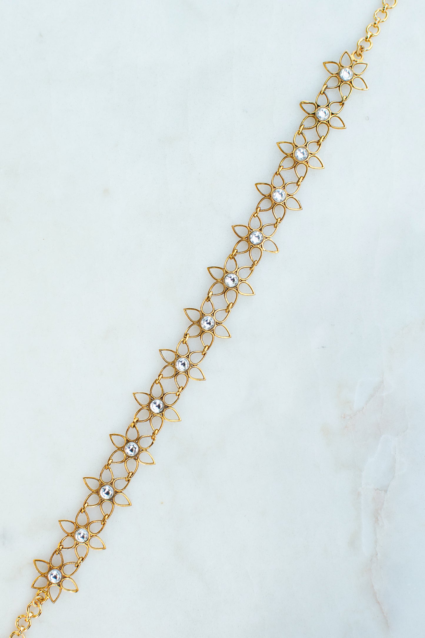 Floral Filigree Choker Set